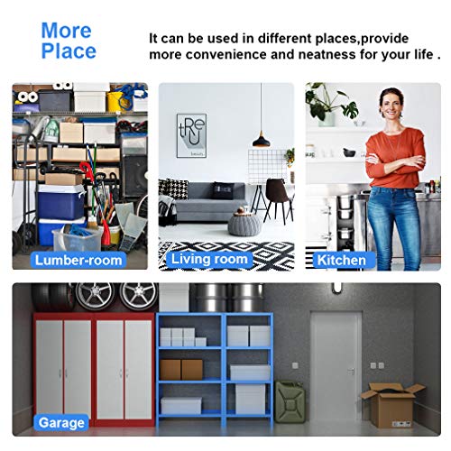 BestOffice NSF Wire Shelving Unit 6-Shelf Large Storage Shelves Heavy Duty Metal Wire Rack Shelving Height Adjustable Commercial Grade Utility Steel Storage Rack Casters 6000LB Capacity-18x48x72,Black