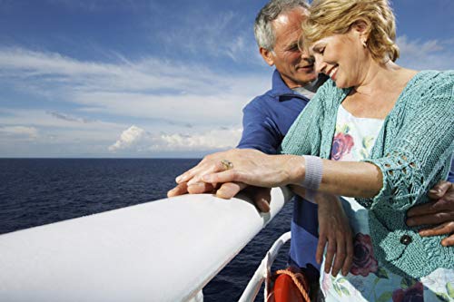 Sea-Band Anti-Nausea Acupressure Wristband for Motion & Morning Sickness, 1 Pair, Gray