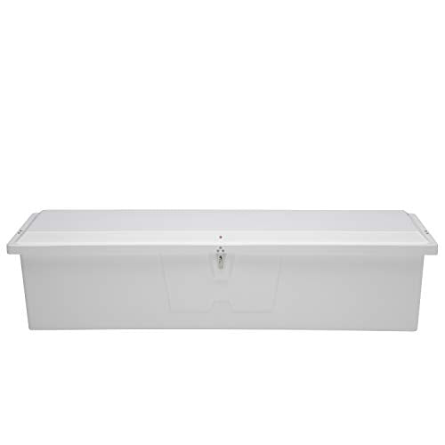 Taylor Made Products 83560 Stow 'N Go Dock Box with 3 Rod, 24 x 95 x 22-Inch , White