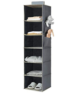 6-Shelf Hanging Closet Organizer