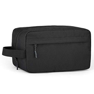 Vorspack Toiletry Bag Hanging Dopp Kit for Men Water Resistant Shaving Bag with Large Capacity for Travel - Black