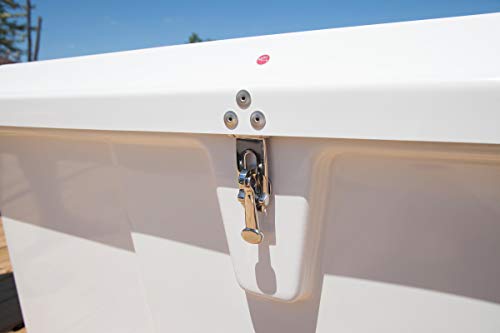 Taylor Made Products 83560 Stow 'N Go Dock Box with 3 Rod, 24 x 95 x 22-Inch , White