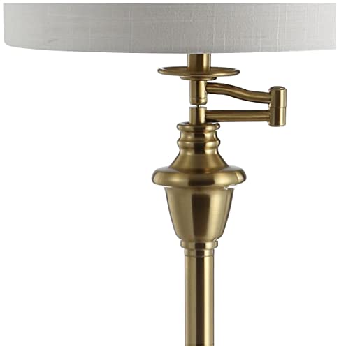 JONATHAN Y JYL3055C Cora 60" Metal/Glass LED Side Table and Floor Lamp Contemporary,Transitional for Bedrooms, Living Room, Office, Reading, Oil Rubbed Bronze, Oil-Rubbed Bronze