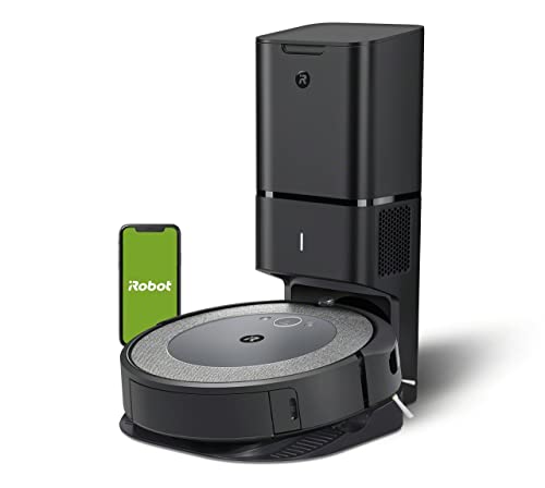 iRobot Roomba i3+ EVO (3550) Self-Emptying Robot Vacuum – Now Clean By Room With Smart Mapping, Empties Itself For Up To 60 Days, Works With Alexa, Ideal For Pet Hair, Carpets