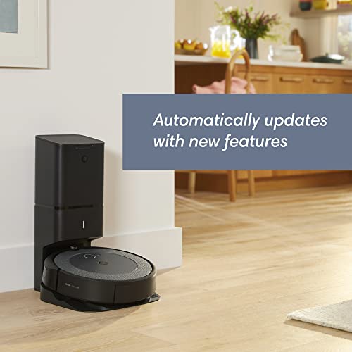 iRobot Roomba i3+ EVO (3550) Self-Emptying Robot Vacuum – Now Clean By Room With Smart Mapping, Empties Itself For Up To 60 Days, Works With Alexa, Ideal For Pet Hair, Carpets
