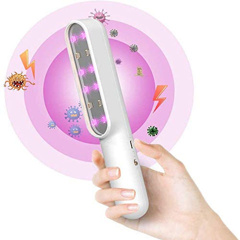 Rveal | UVILIZER Extra - UV Light Sanitizer & Portable Sterilizer Wand (Rechargeable UV-C LED Disinfection Lamp | Ultraviolet Cleaner for Home, Room, Car | Kills 99% of Germs, Bacteria, Viruses | US)