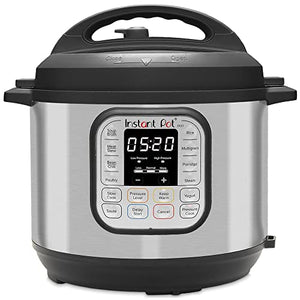 Instant Pot Duo 7-in-1 Electric Pressure Cooker, Slow Cooker, Rice Cooker, Steamer, Sauté, Yogurt Maker, Warmer & Sterilizer, 6 Quart, Stainless Steel/Black