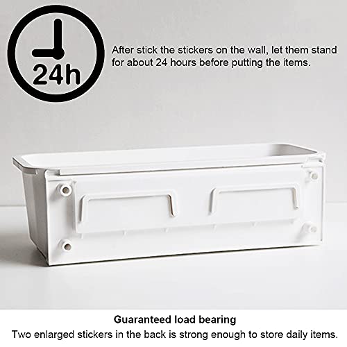 Baffect 2 pcs Under Sink Organizers Pull Out Cabinet Organizer Slide Out Plastic Storage Drawers Sliding Basket for Kitchen Bathroom Undersink (White)