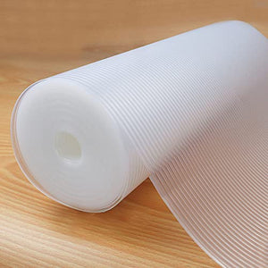 4 Roll Shelf Liner Non Adhesive Drawer Mat No Slip Grip Ribbed 12