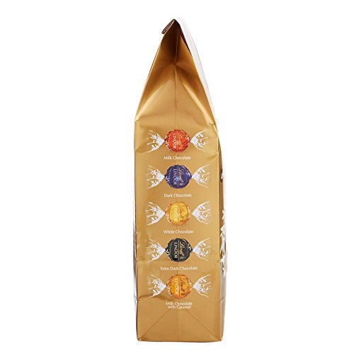 Lindt LINDOR Assorted Chocolate Truffles, Kosher, Great for Holiday Gifting, 21.2 Ounce Bag