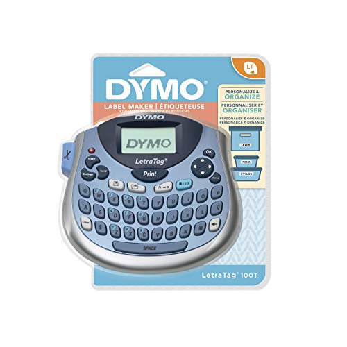 DYMO LetraTag LT-100T Compact, Portable Label Maker with QWERTY Keyboard (1733011),Assorted