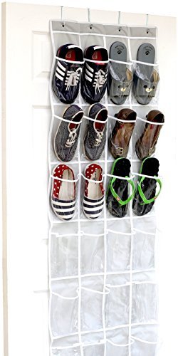  Simple Houseware 10 Shelves Hanging Shoes Organizer Holder for  Closet, Grey : Home & Kitchen