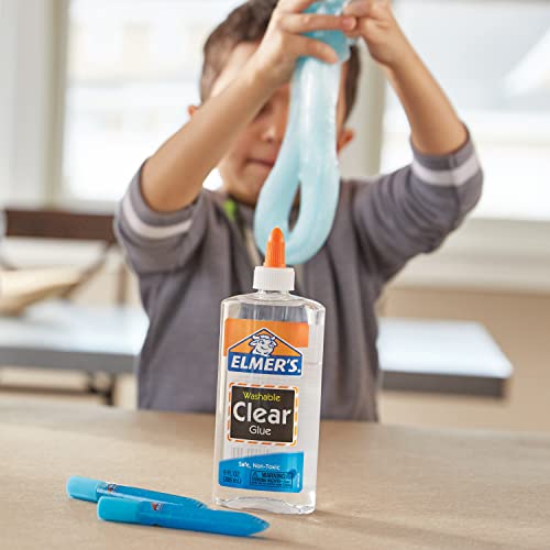 Elmer's Liquid School Glue, Clear, Washable, 9 Ounces, 1 Count – Home  Harmony