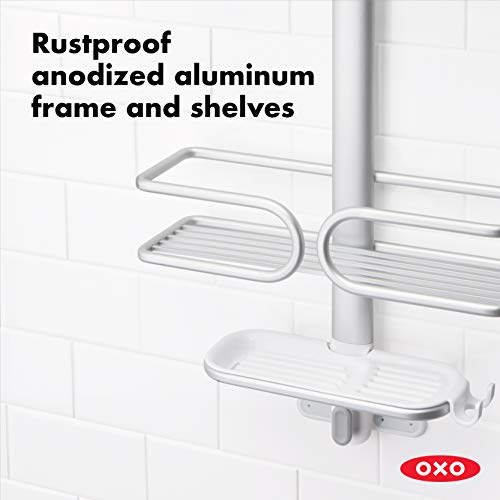 OXO Good Grips 2 Tier Aluminum Shower Caddy