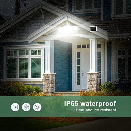 GLORIOUS LITE Solar Security Light Outdoor 1600LM Solar LED Motion Se Home Harmony