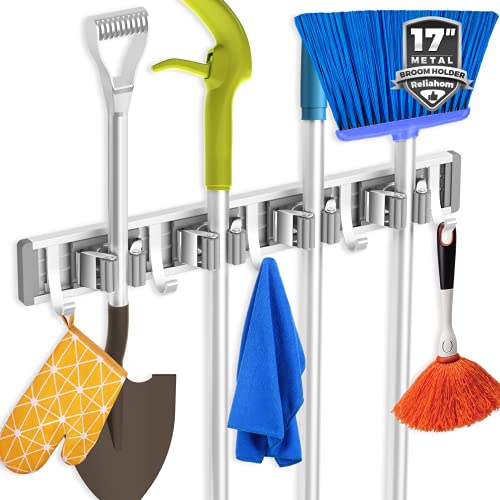 Mop & Broom Holder Wall Mount