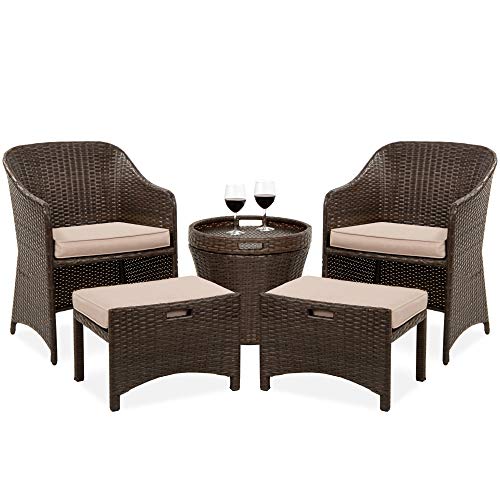 Space saving wicker outdoor furniture deals