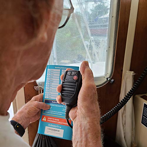 The Boat Galley Handy VHF Reference - Quick Guide for All Boaters | Sailboats, Powerboats, Fishing Boats, Trawlers, Houseboats, Cruisers and Loopers