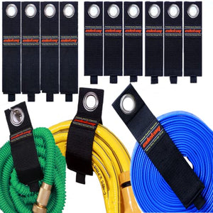 Cable Strap Storage for Cord Tool Heavy Duty Cord Magnetic Strap Hook Loop Extension Cord Holder Organizer Strap Hose Tie Wire Rope Accessories Wrap Wall Hanger for Garage House RV Basement 10 PACK