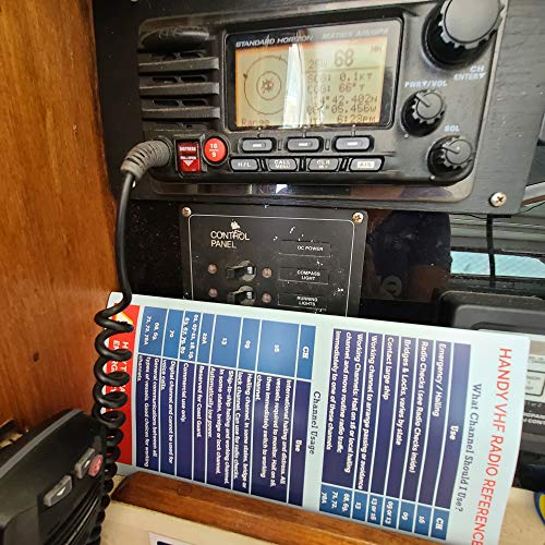 The Boat Galley Handy VHF Reference - Quick Guide for All Boaters | Sailboats, Powerboats, Fishing Boats, Trawlers, Houseboats, Cruisers and Loopers