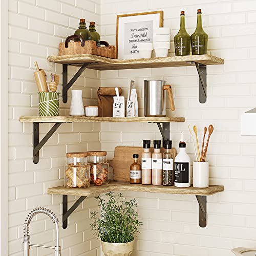 Designer Black Bathroom Shelves Corner Wall Mount