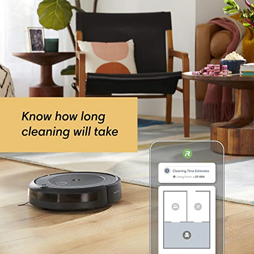 iRobot Roomba i3+ EVO (3550) Self-Emptying Robot Vacuum – Now Clean By Room With Smart Mapping, Empties Itself For Up To 60 Days, Works With Alexa, Ideal For Pet Hair, Carpets