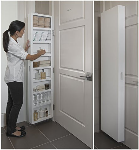 Cabidor Classic | Behind The Door | Adjustable | Medicine Cabinet, Kitchen Cabinet, & Bathroom Storage Cabinet