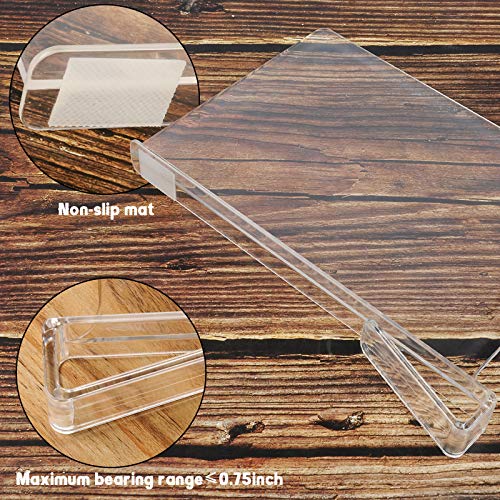 HUBERT® Ventilated Clear Acrylic Case Divider with Open End - 30L x 6W x  4H