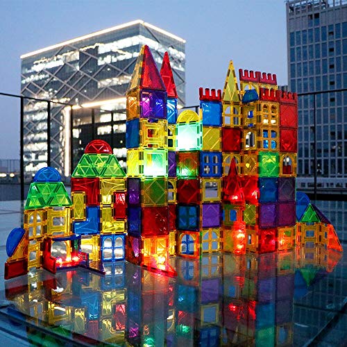 MAGBLOCK 120 PCS Magnetic Blocks, Magnetic Tiles Building Blocks for Kids Toys丨Magnet Toys Set 3D Building Blocks for Toddler Boys and Girls